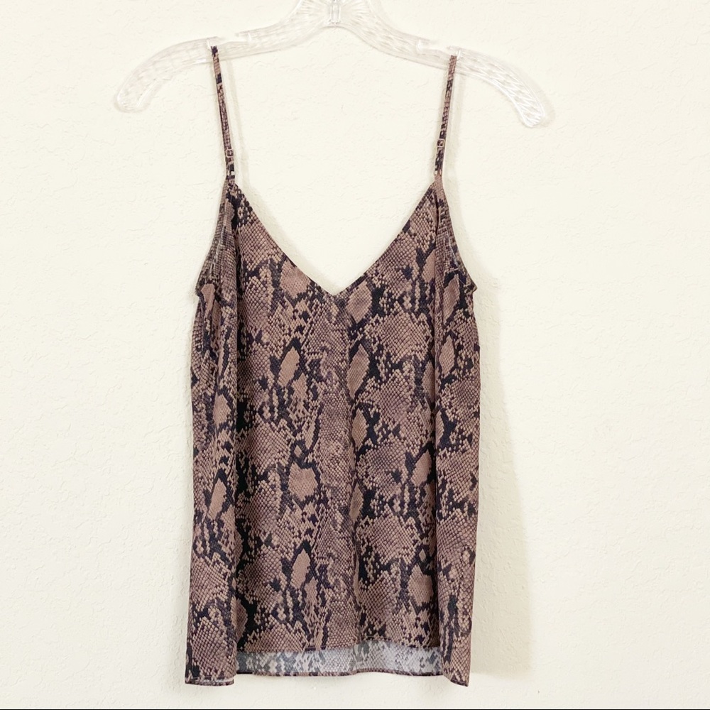 Frame Silk Python Print Camisole - image 7